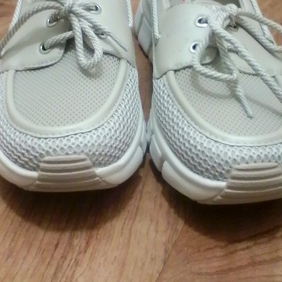 Hunter Sasa Women’s Boat Shoes Cream Beige Casual Slip-On Loafers Comfort Size 9 - Picture 11 of 16